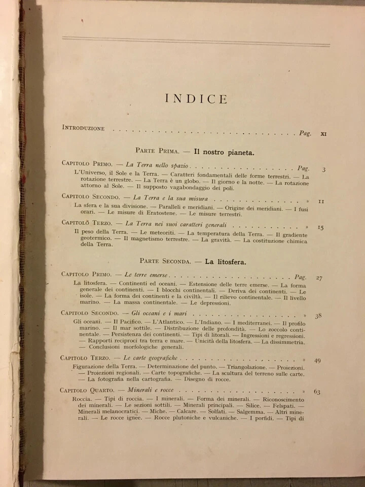 P. Vinassa De Regny   La Terra: La Sua Forma, La Sua Vita, La Sua Storia (1933)