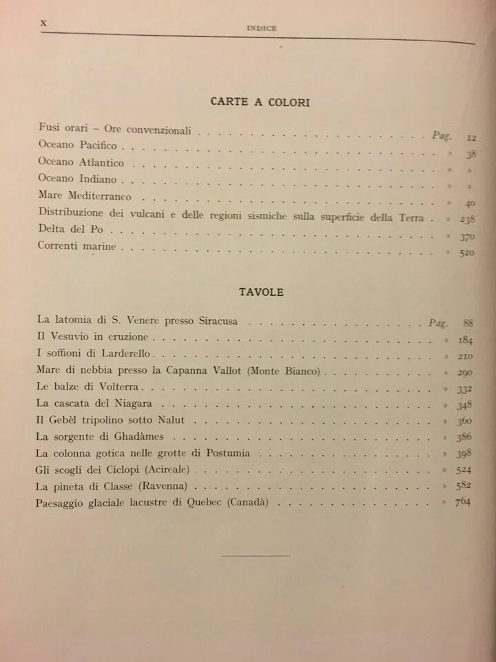 P. Vinassa De Regny   La Terra: La Sua Forma, La Sua Vita, La Sua Storia (1933)