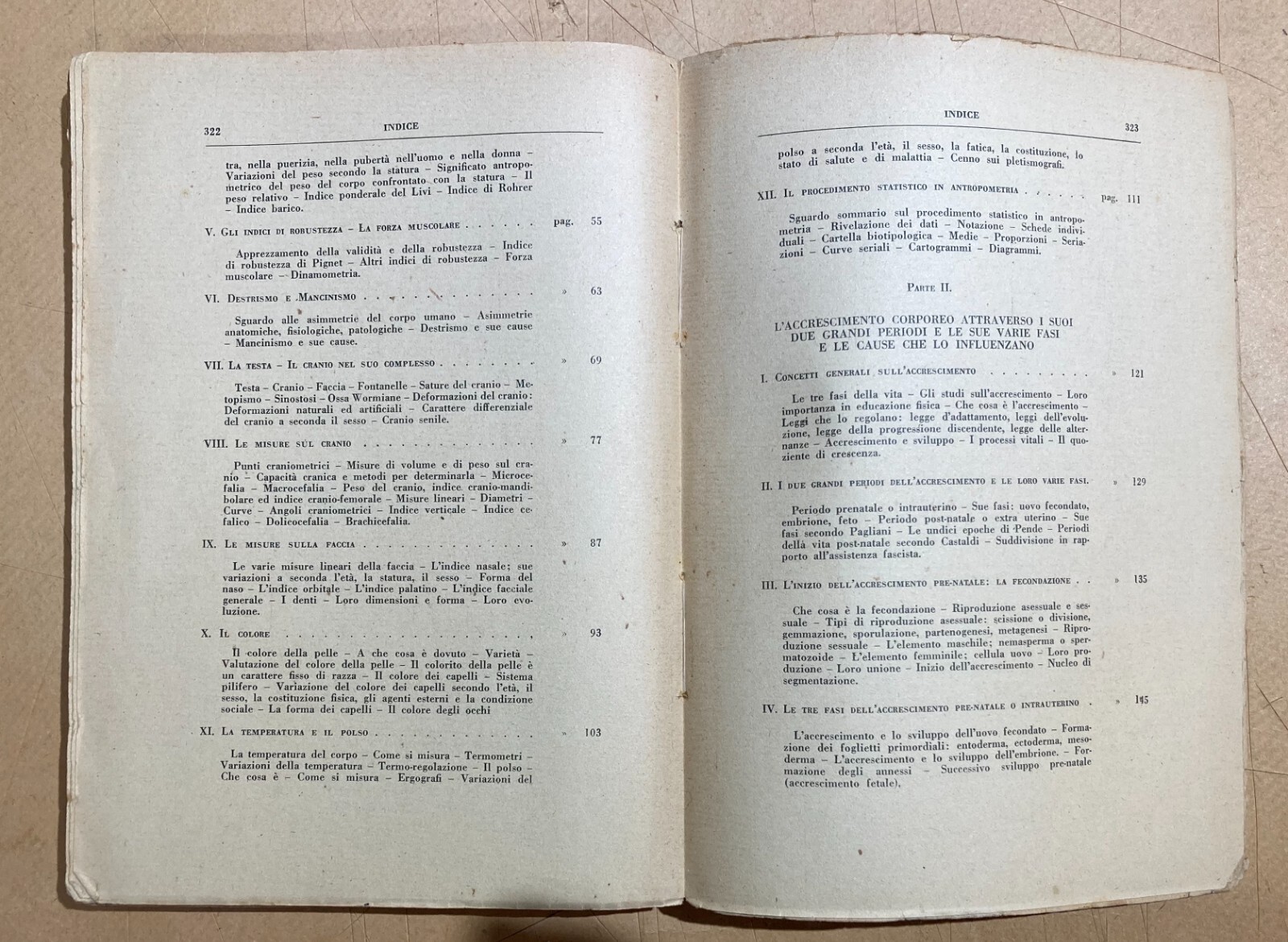 Antropologia, Fascismo, Mancinismo, Colore Del Corpo, Forza Muscolare E Crescita, 1935