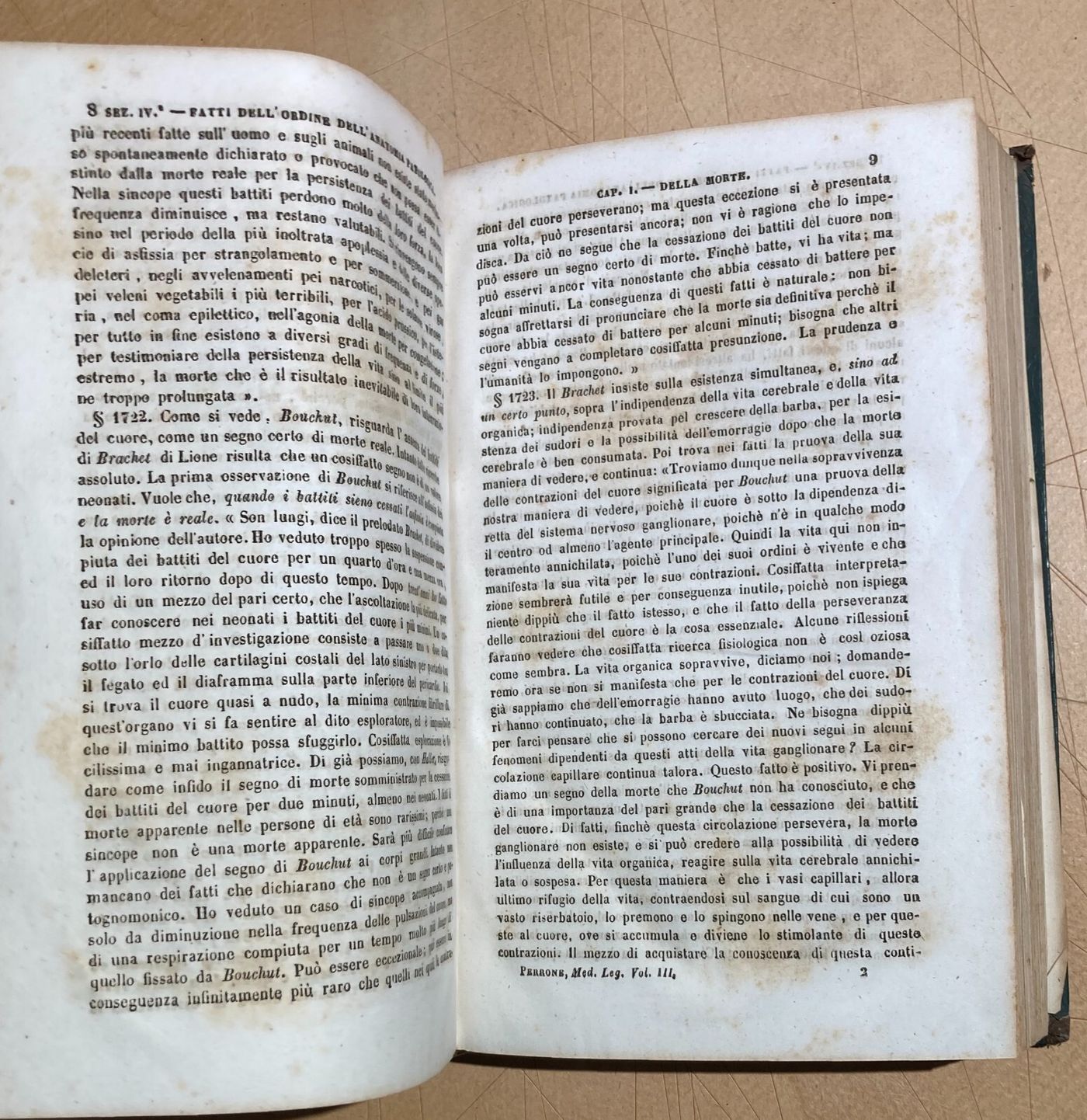 Medicina Legale   Perrone   Napoli   Putrefazione   Tossicologia   1851