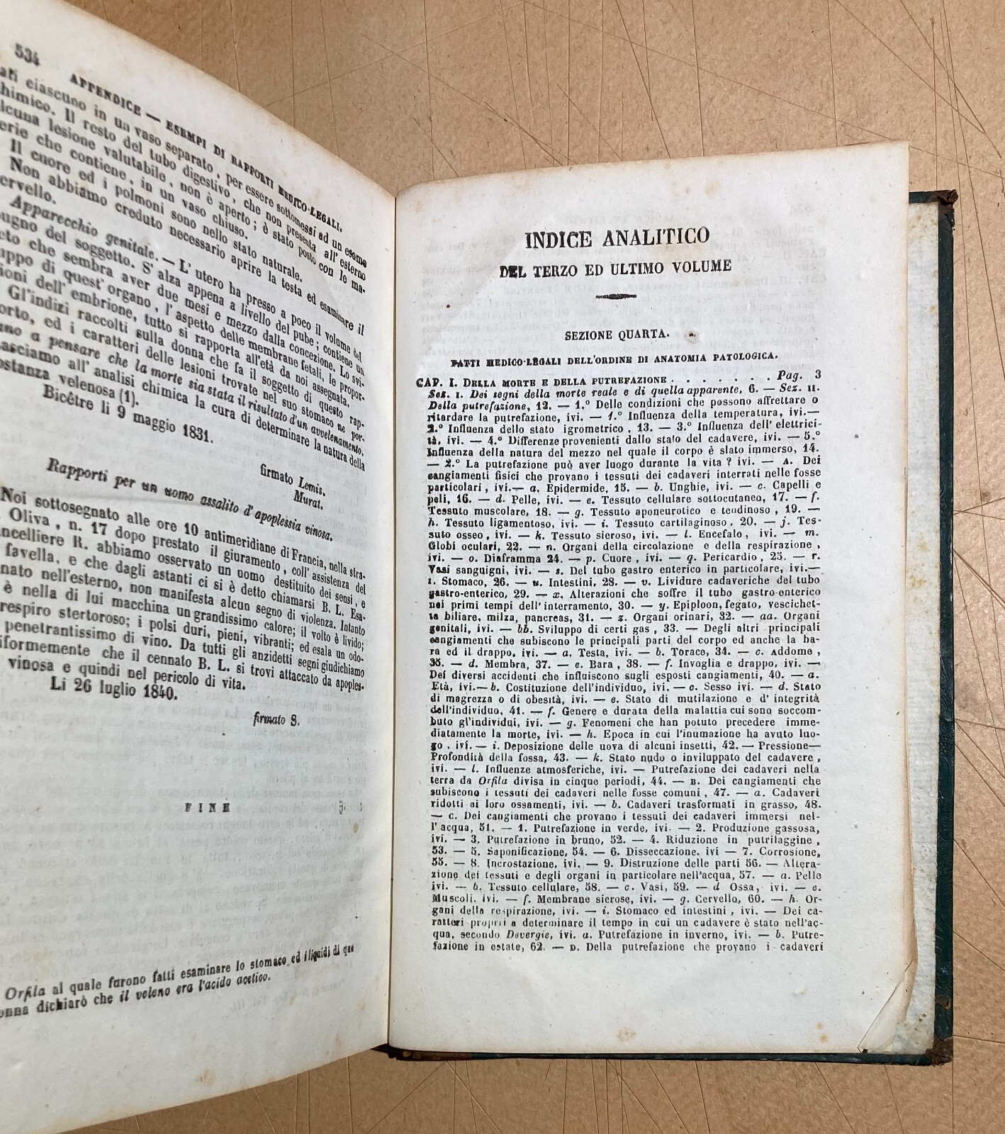 Medicina Legale   Perrone   Napoli   Putrefazione   Tossicologia   1851
