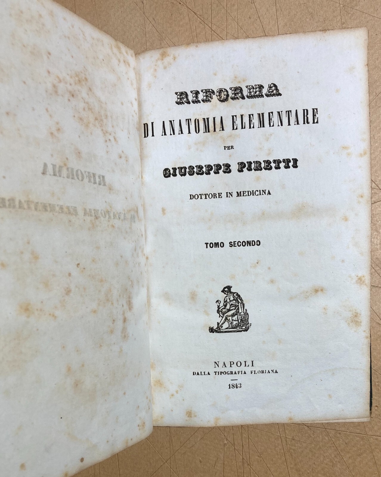 Riforma Di Anatomia Elementare   Giuseppe Piretti, 1843