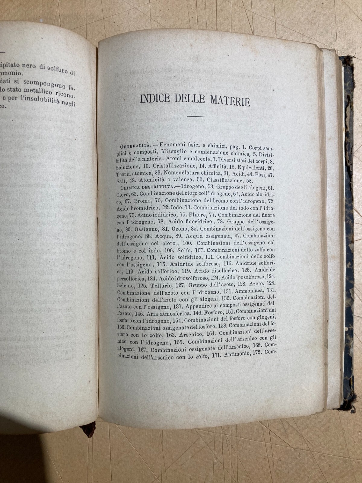 Elementi Di Chimica Generale Secondo Le Teorie Moderne   S. Sardo   1886
