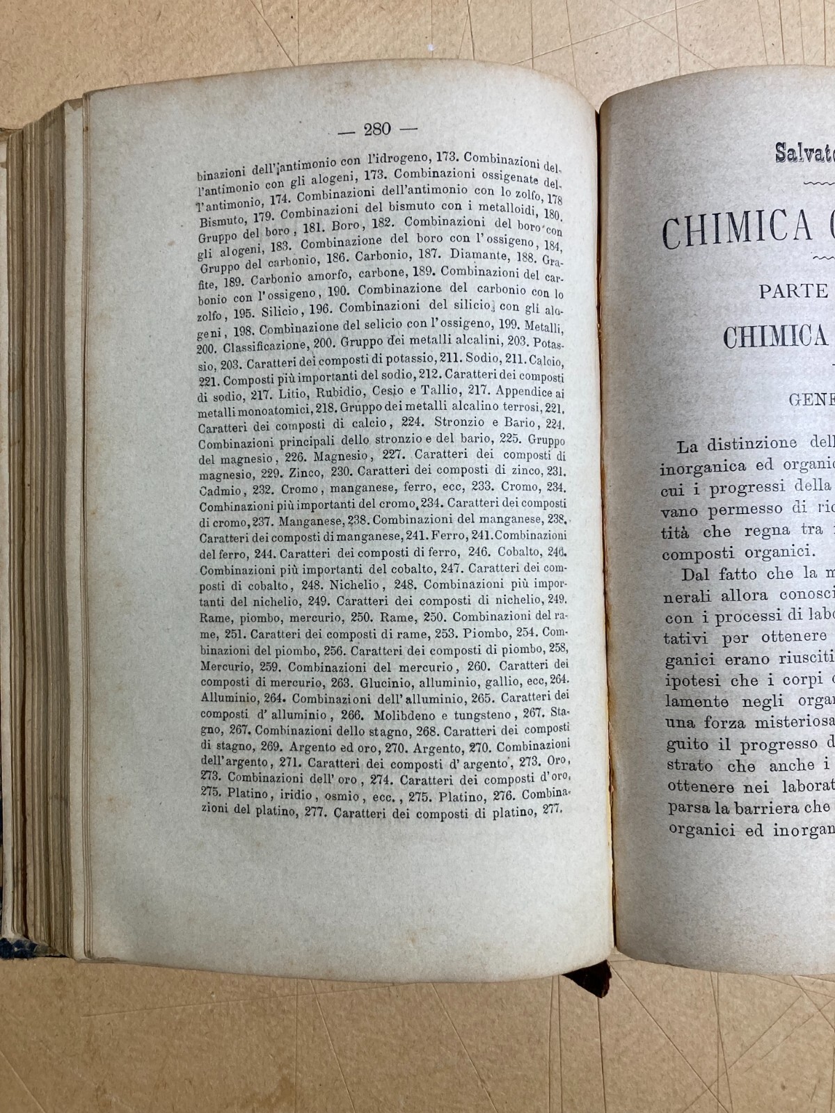 Elementi Di Chimica Generale Secondo Le Teorie Moderne   S. Sardo   1886