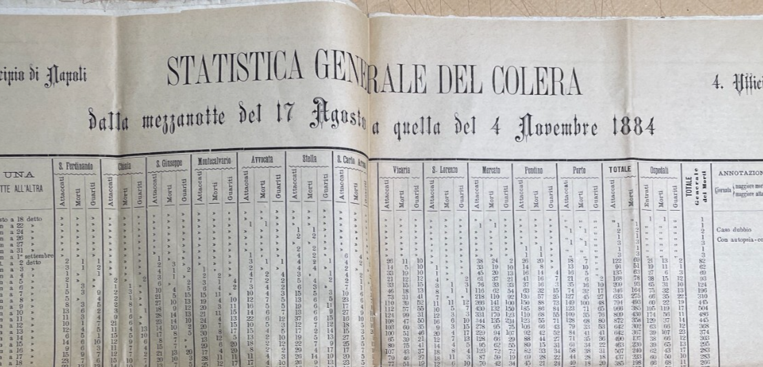 Napoli: Medicina, Igiene E L'Epidemia Colerica Del 1884