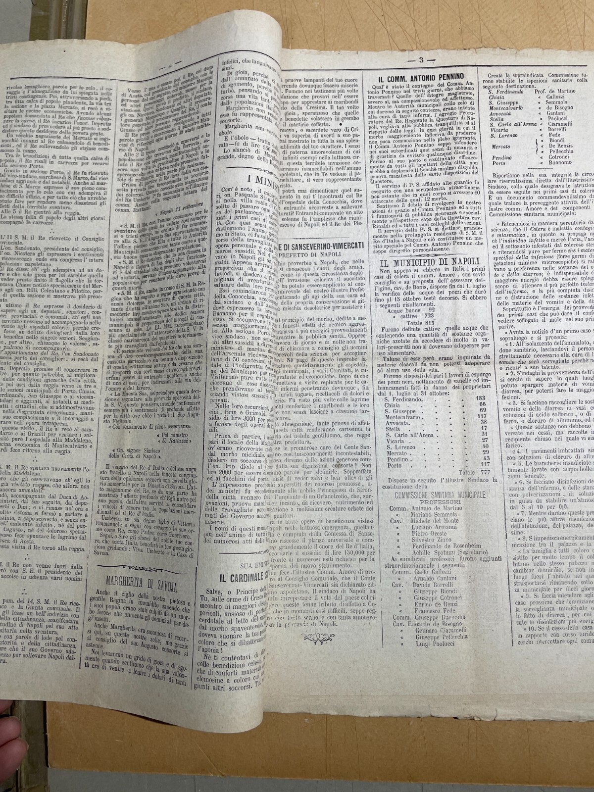 Napoli: Medicina, Igiene E L'Epidemia Colerica Del 1884