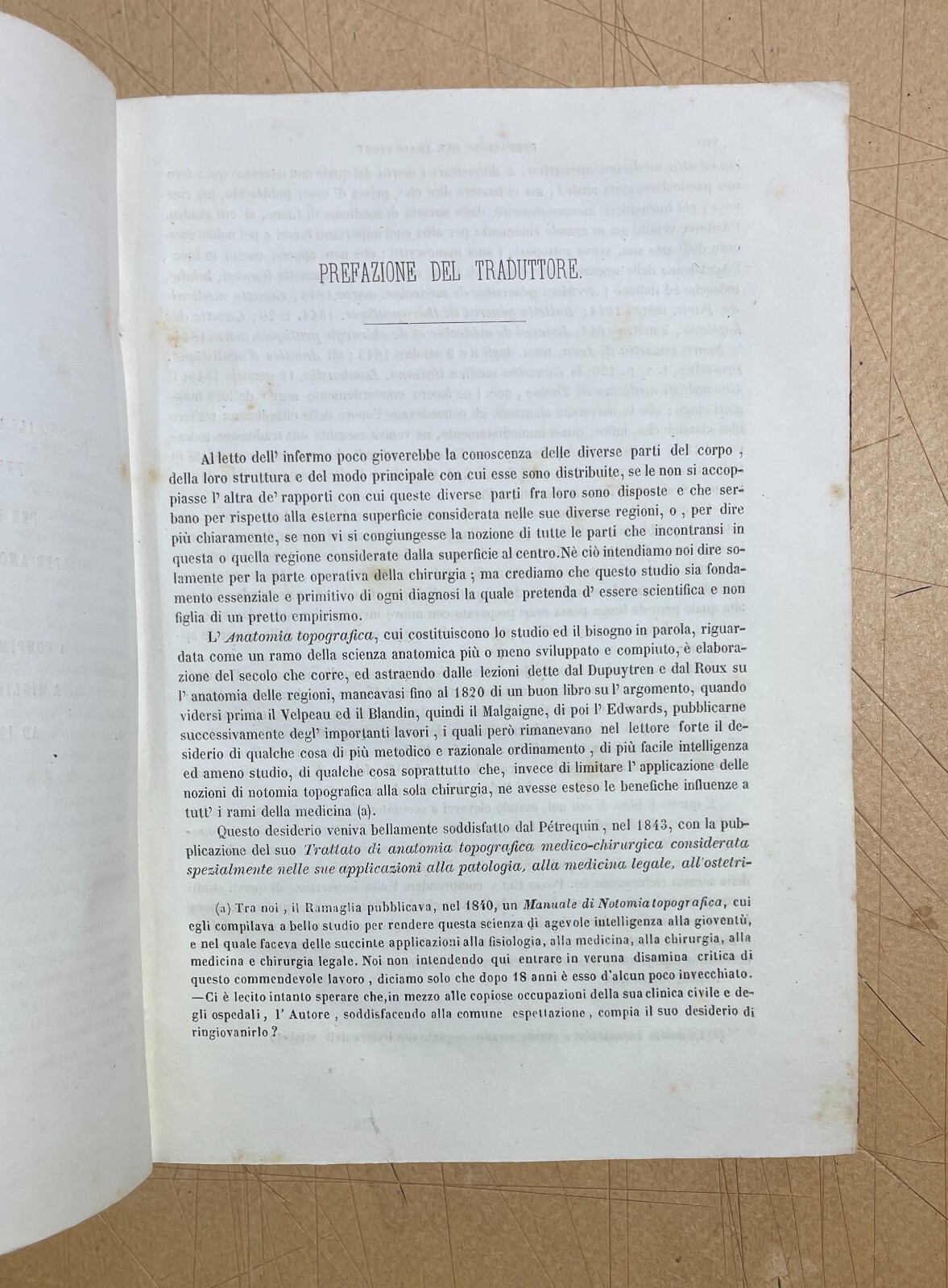 Medicina Topografica: Antico Trattato Di Petrequin E Alberti, Edizione Napoletana (1858)