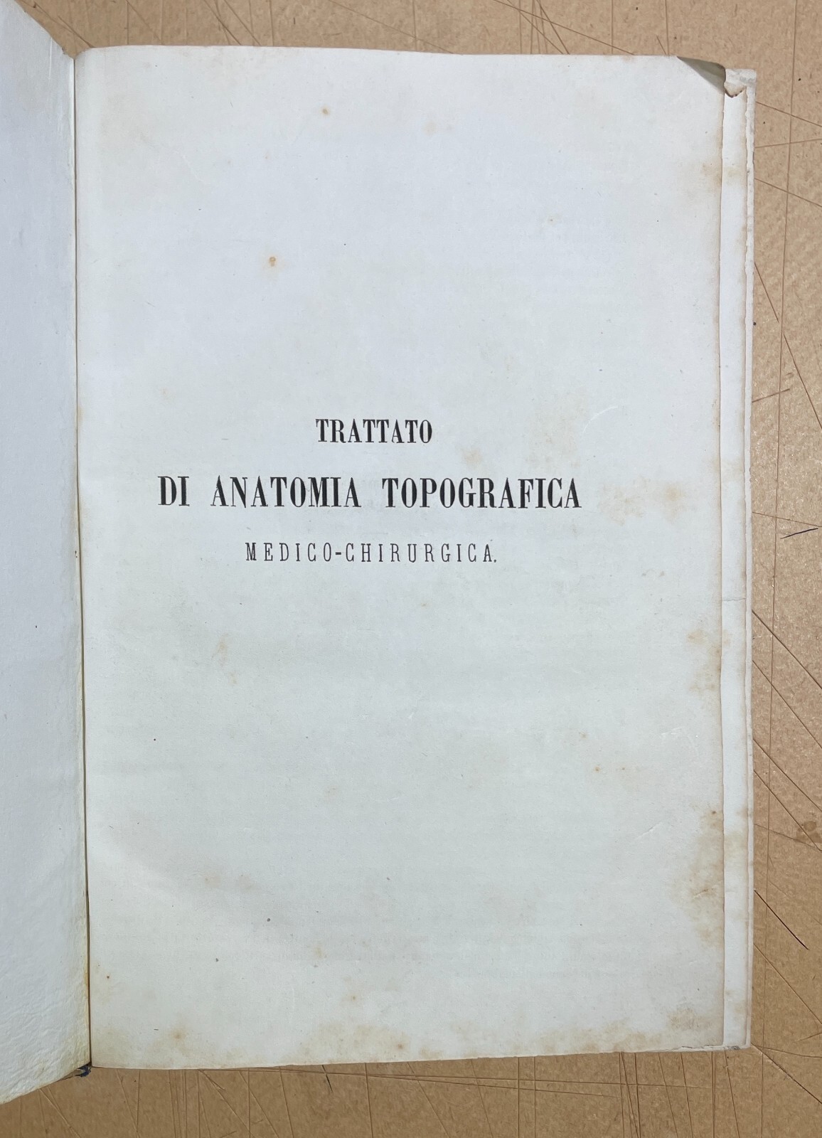 Medicina Topografica: Antico Trattato Di Petrequin E Alberti, Edizione Napoletana (1858)