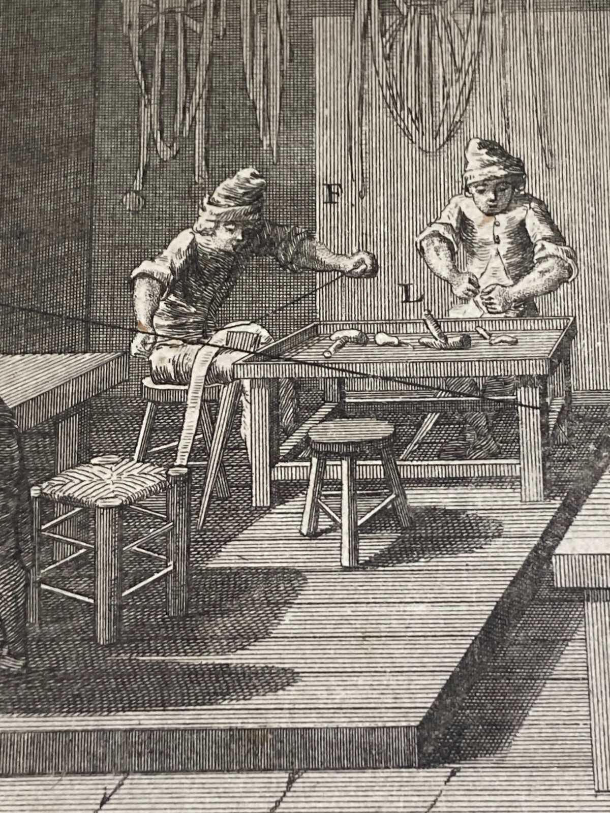 Arti E Mestieri: Il Fabbricante Di Abachi (Bourlier). Incisione Di De Garsault E Ransonnette