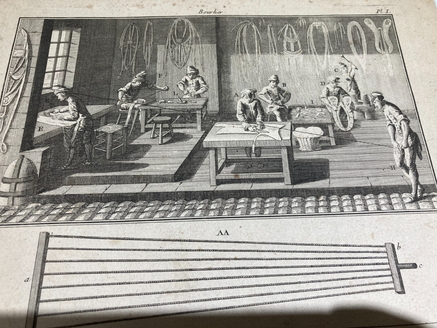 Arti E Mestieri: Il Fabbricante Di Abachi (Bourlier). Incisione Di De Garsault E Ransonnette