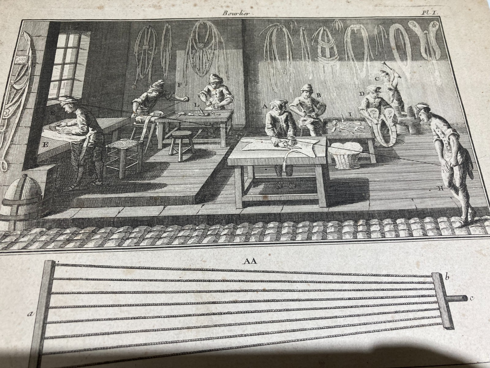 Arti E Mestieri: Il Fabbricante Di Abachi (Bourlier). Incisione Di De Garsault E Ransonnette
