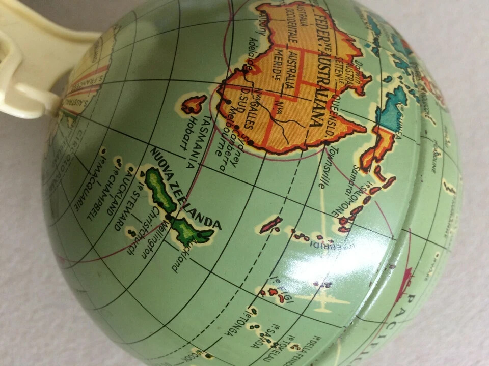 Mappamondo Decorativo Vintage Da Collezione