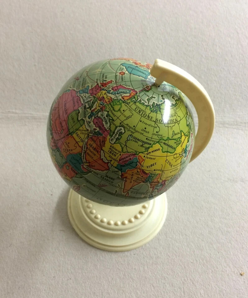 Mappamondo Decorativo Vintage Da Collezione