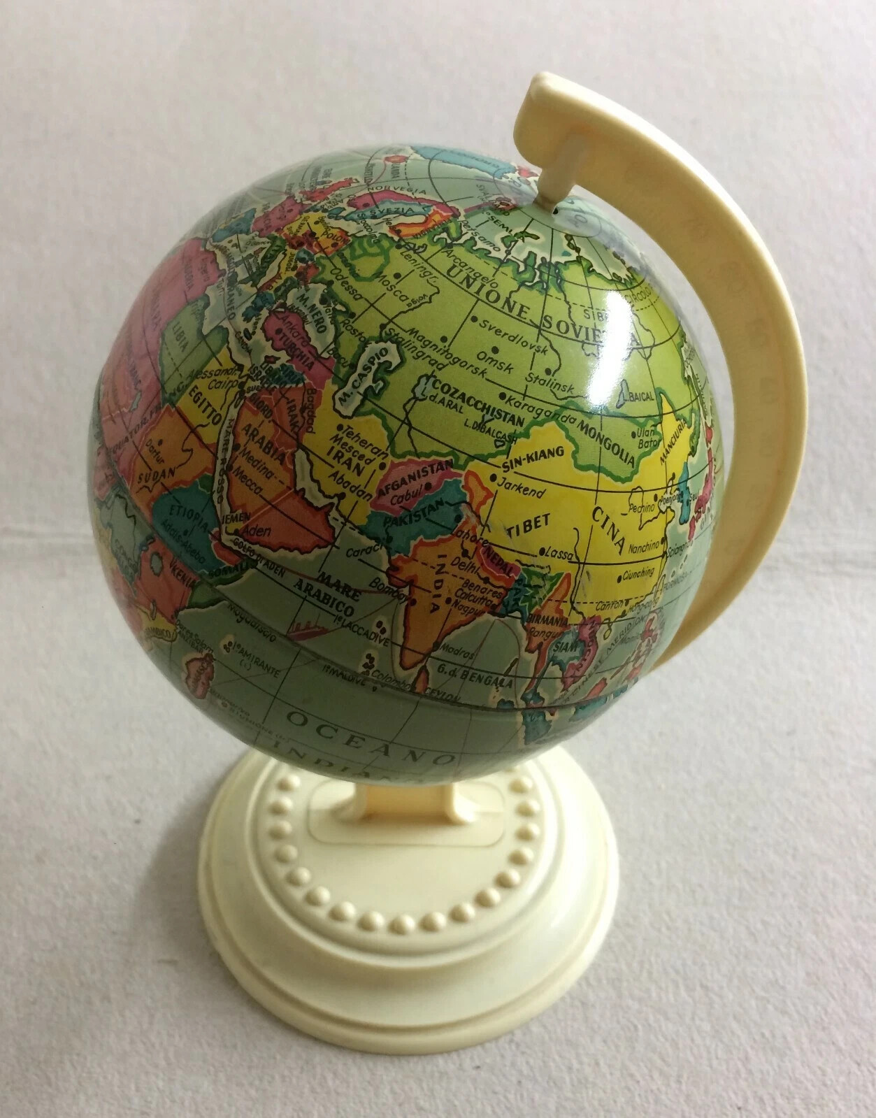 Mappamondo Decorativo Vintage Da Collezione