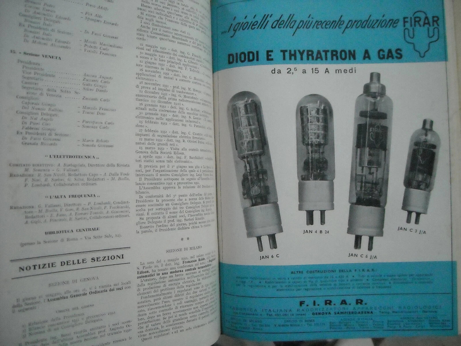 L’Elettrotecnica: Giornale Ed Atti Dell'Associazione Elettrotecnica Italiana (1949 1959)