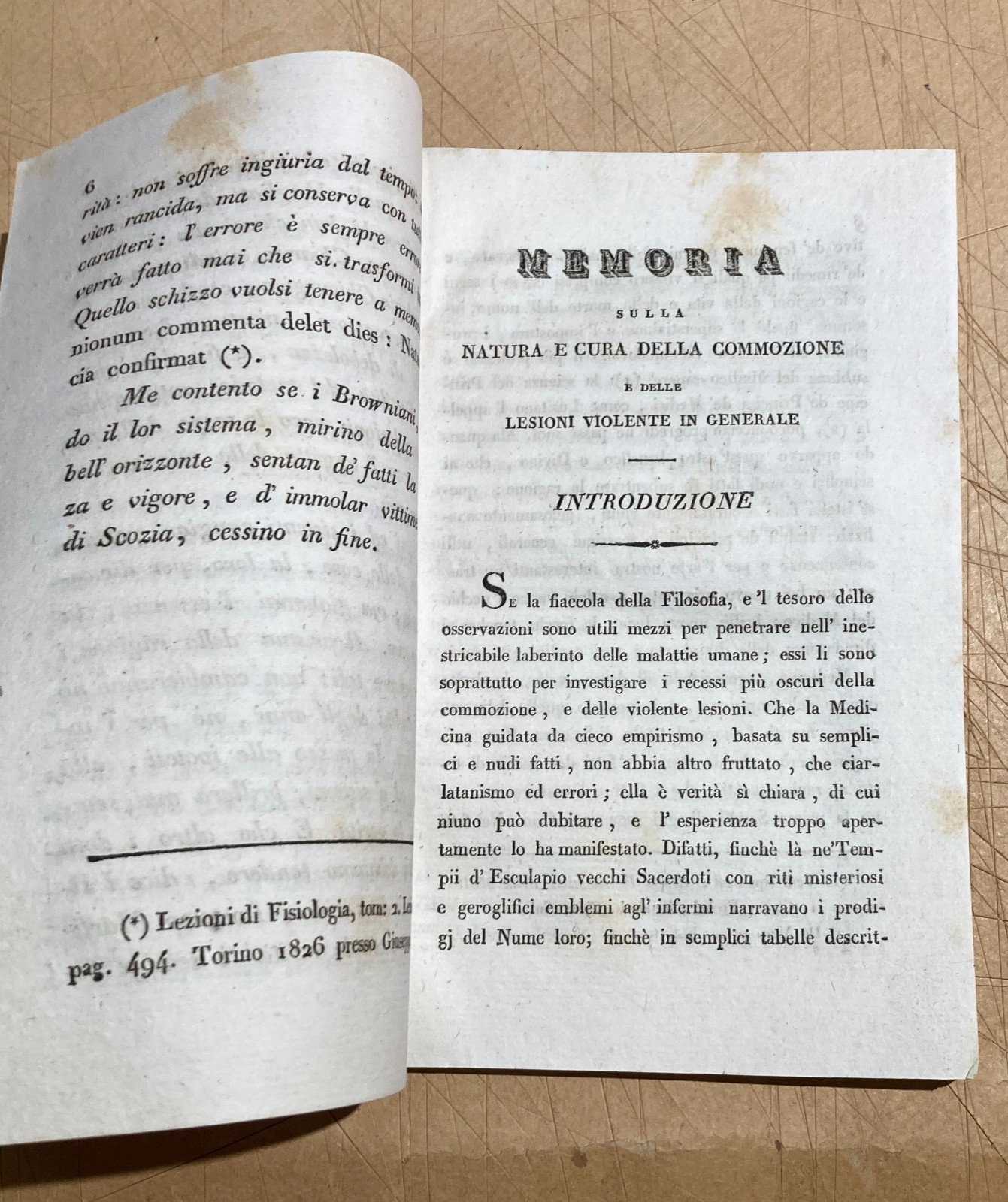 Medicina, Chirurgia E Lesioni Violente: Isernia, San Vincenzo Al Volturno, Giuseppe Martino, 1832