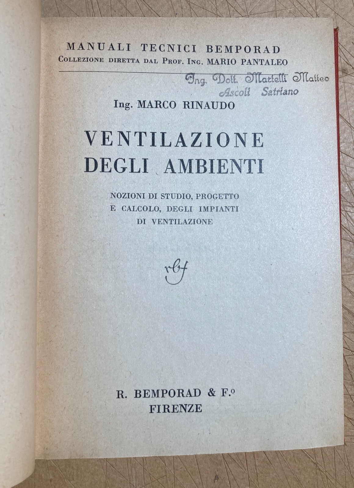 Ventilazione Degli Ambienti: Nozioni Di Studio, Progetto E Calcolo