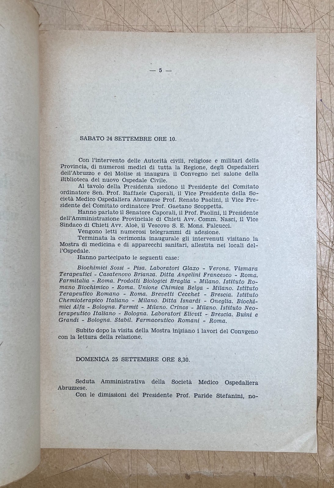 Abruzzo, Chieti: Atti Del III Convegno Medico (1951)