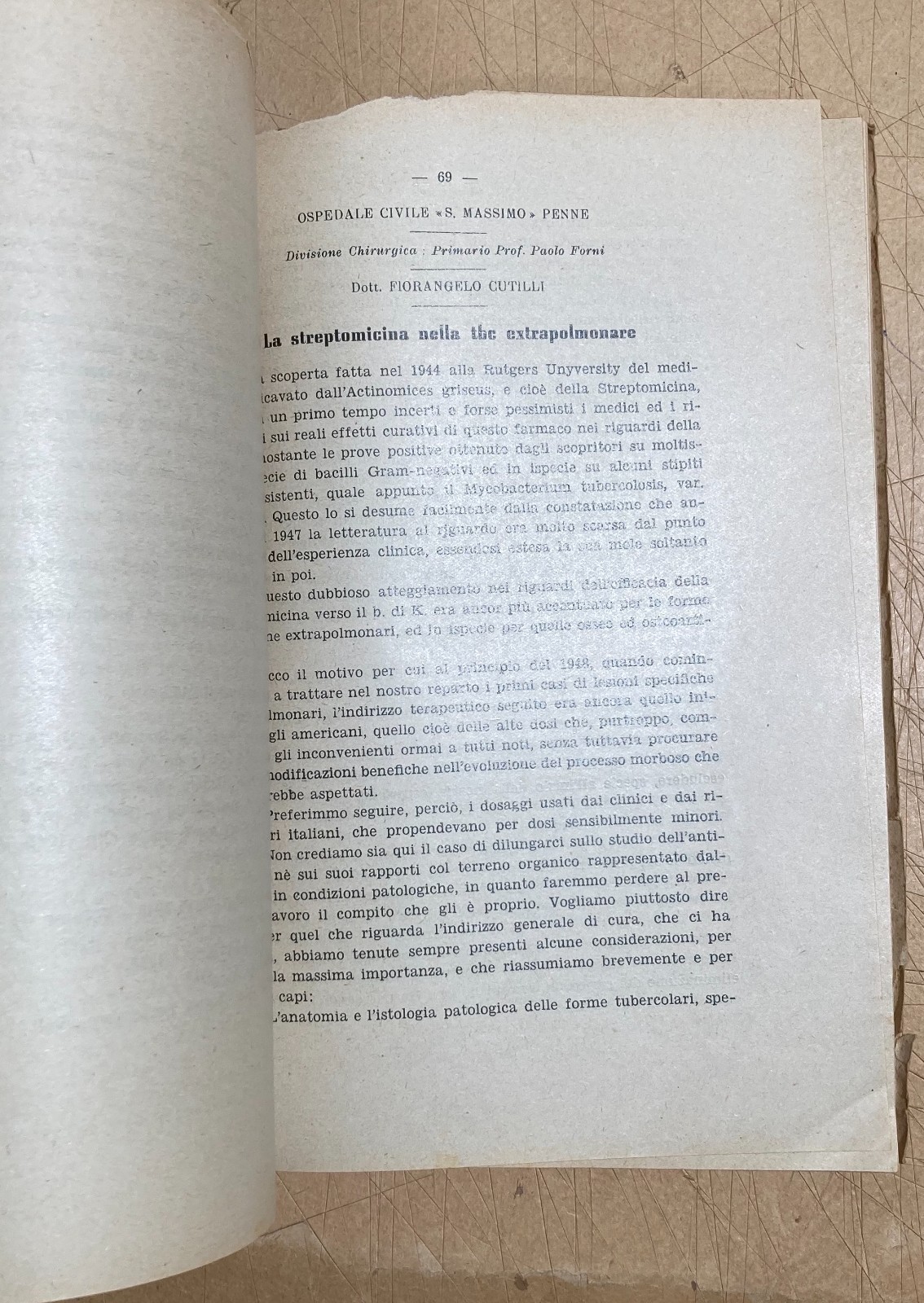 Abruzzo, Chieti: Atti Del III Convegno Medico (1951)