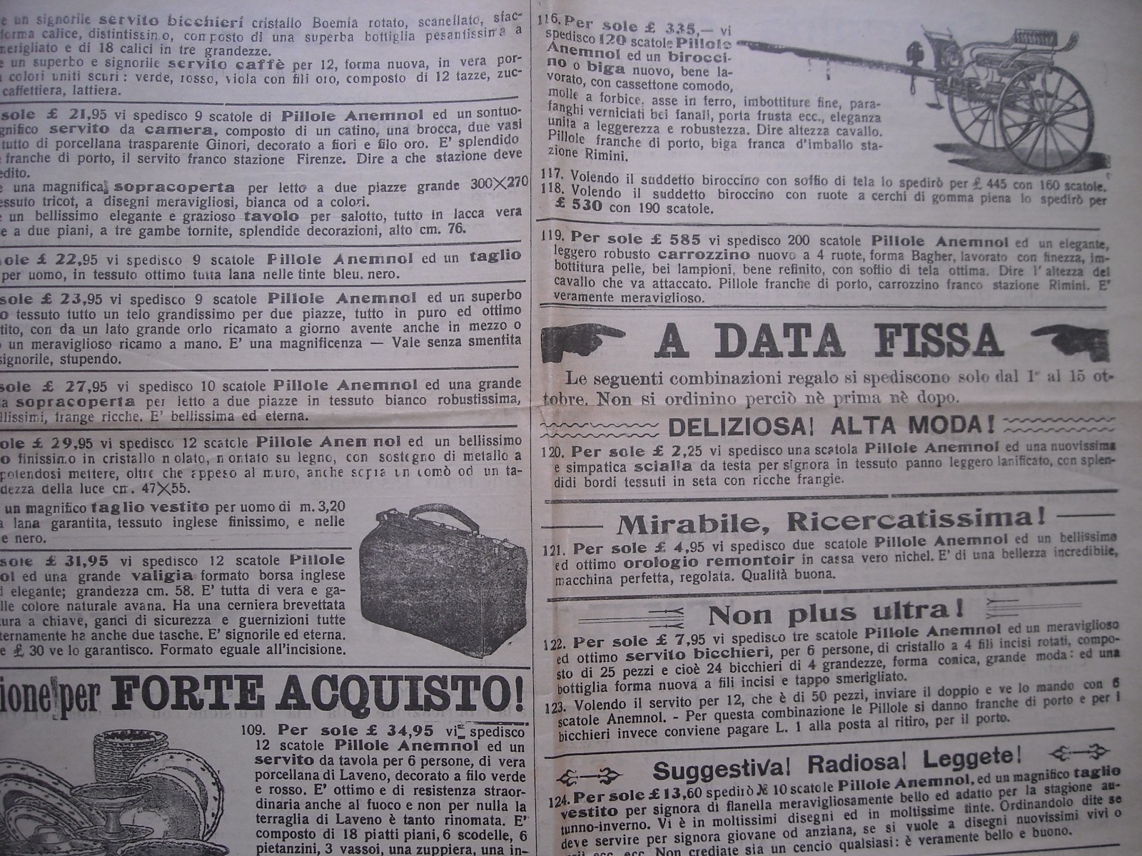 Marche, Pesaro, Macerata Feltria, Farmacia Ricci, Militaria, Orologi, Ciclismo, Calesse