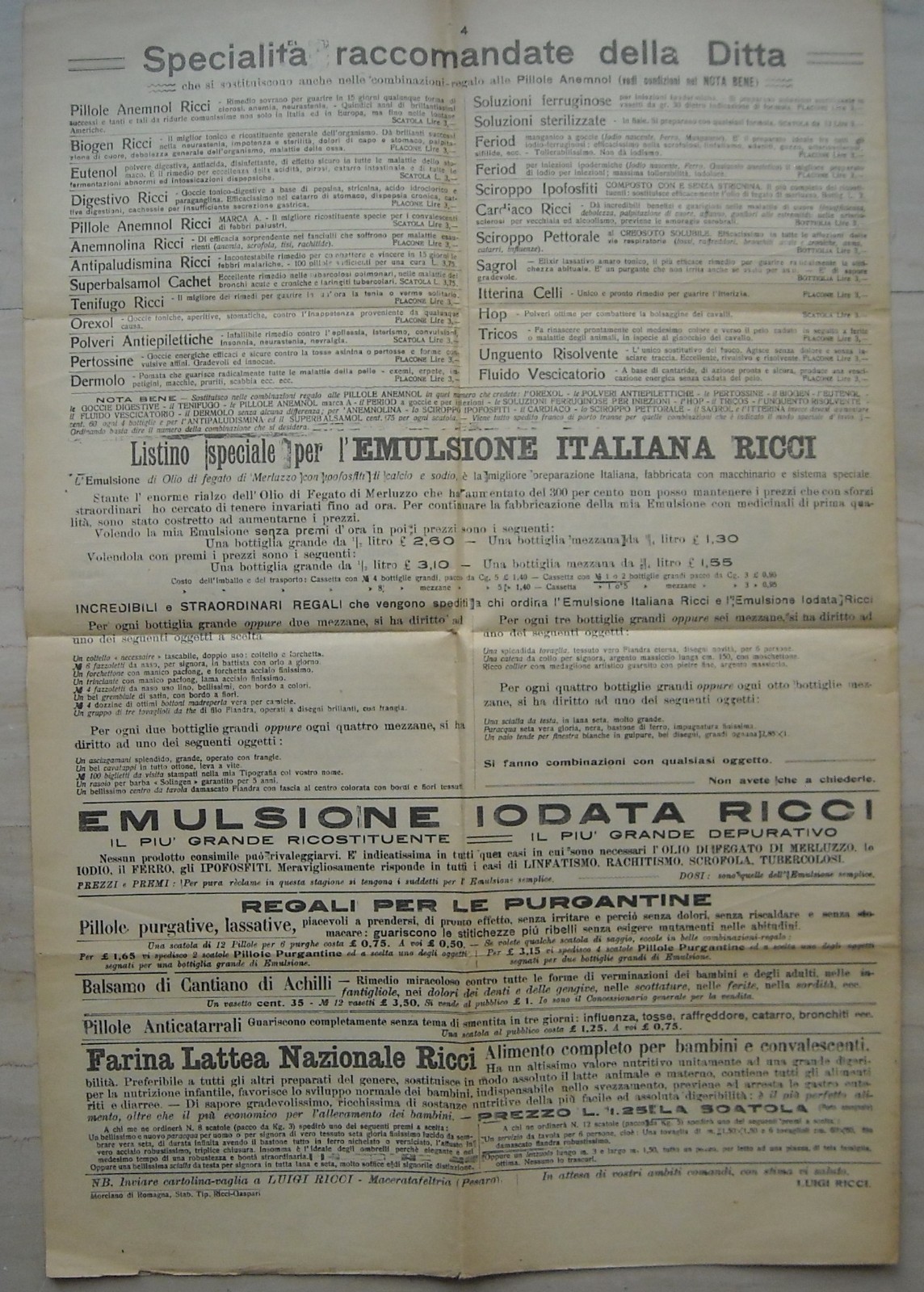 Marche, Pesaro, Macerata Feltria, Farmacia Ricci, Militaria, Orologi, Ciclismo, Calesse