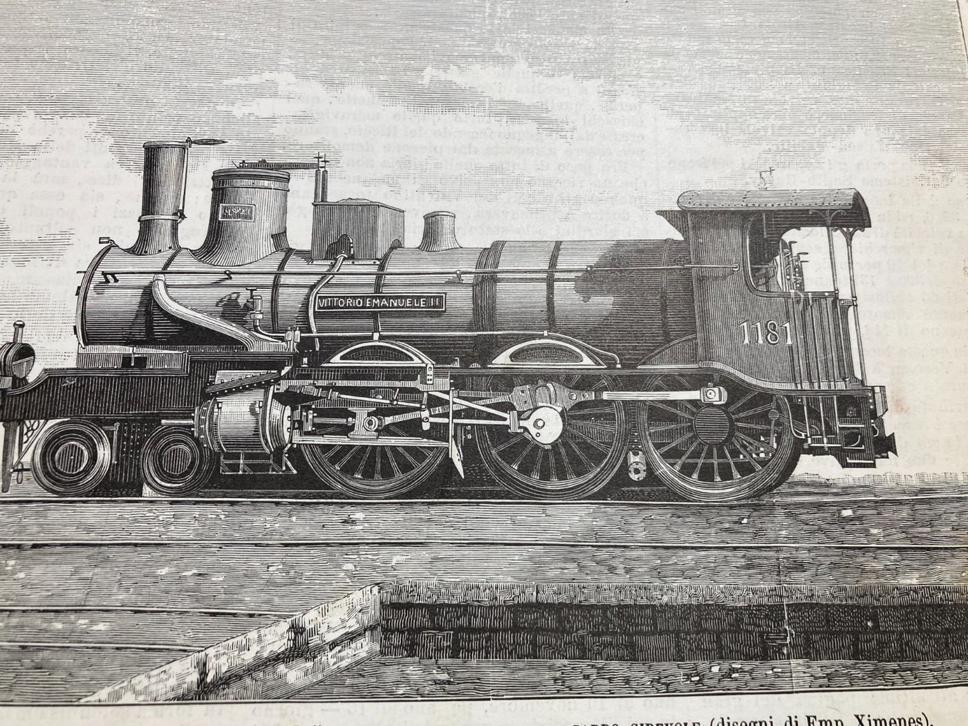 Tecnica, Meccanica E Ferrovie: Locomotive Verona E Vittorio Emanuele II. Ximenes, 1884
