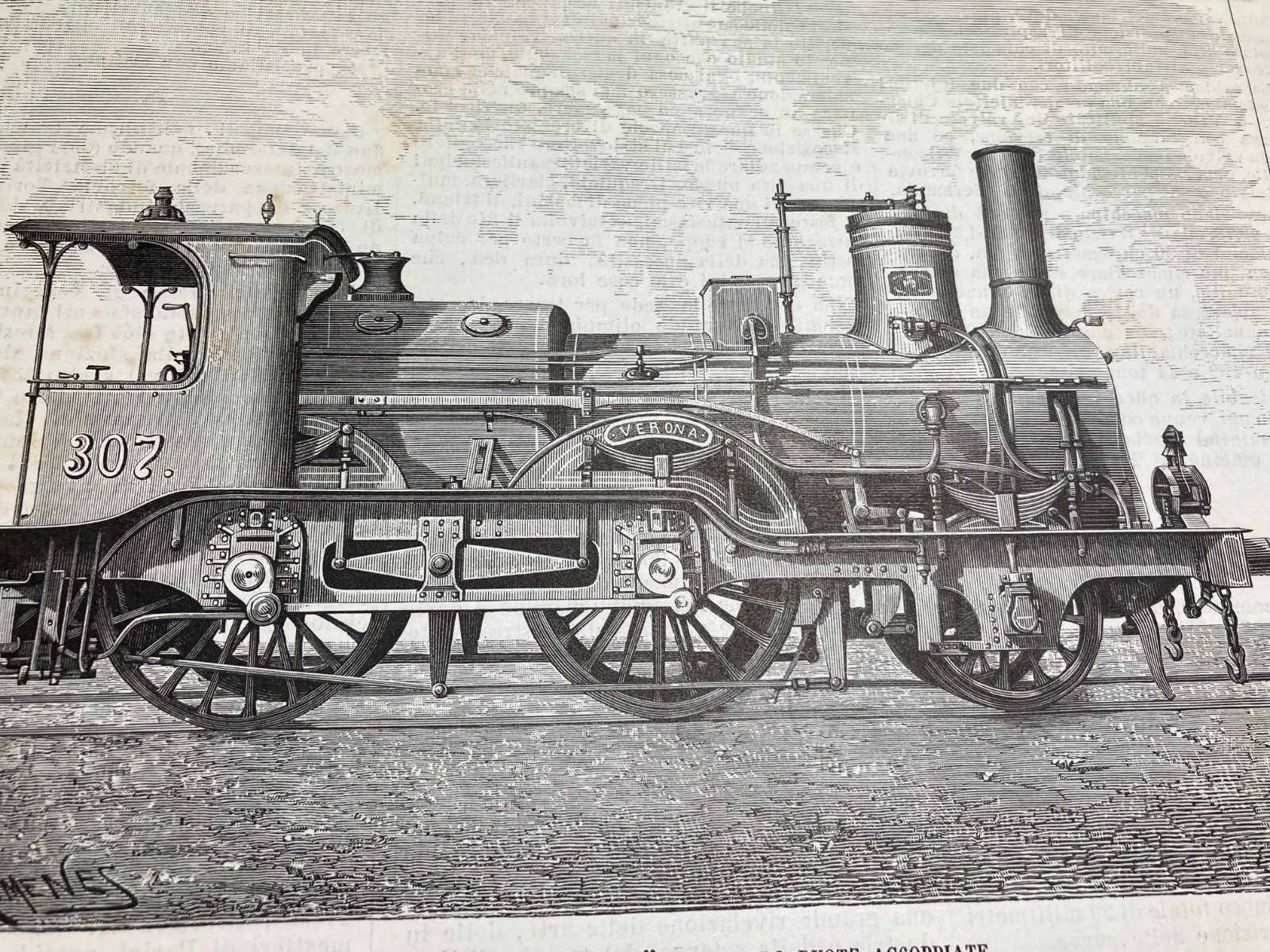 Tecnica, Meccanica E Ferrovie: Locomotive Verona E Vittorio Emanuele II. Ximenes, 1884