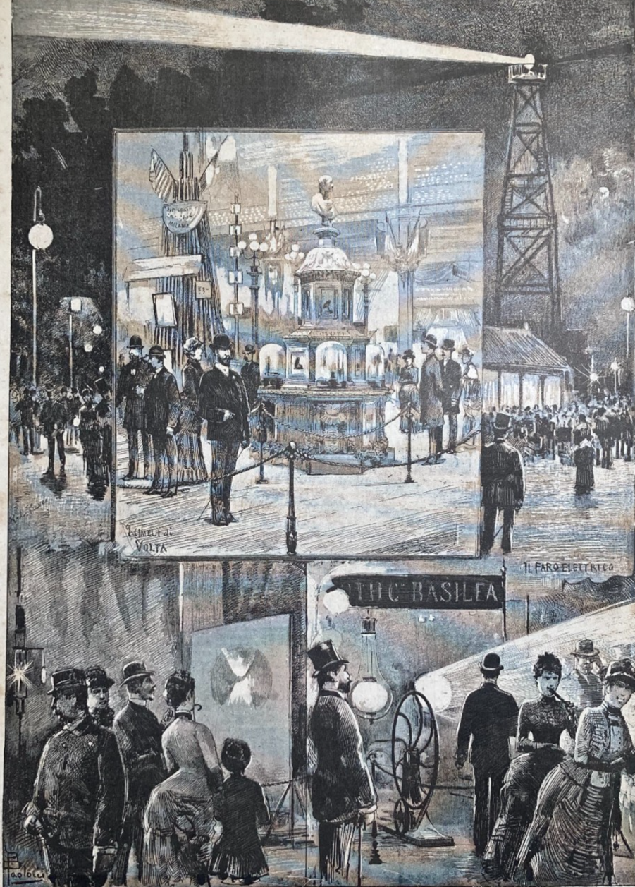Esposizione Elettrica 1884: Faro Elettrico E Cimeli Di Alessandro Volta (Paolocci)