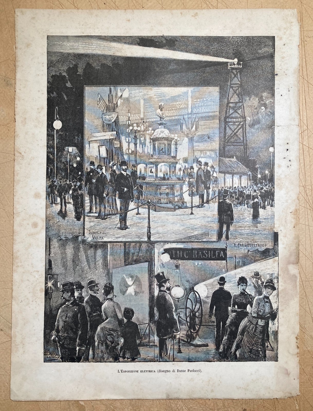 Esposizione Elettrica 1884: Faro Elettrico E Cimeli Di Alessandro Volta (Paolocci)