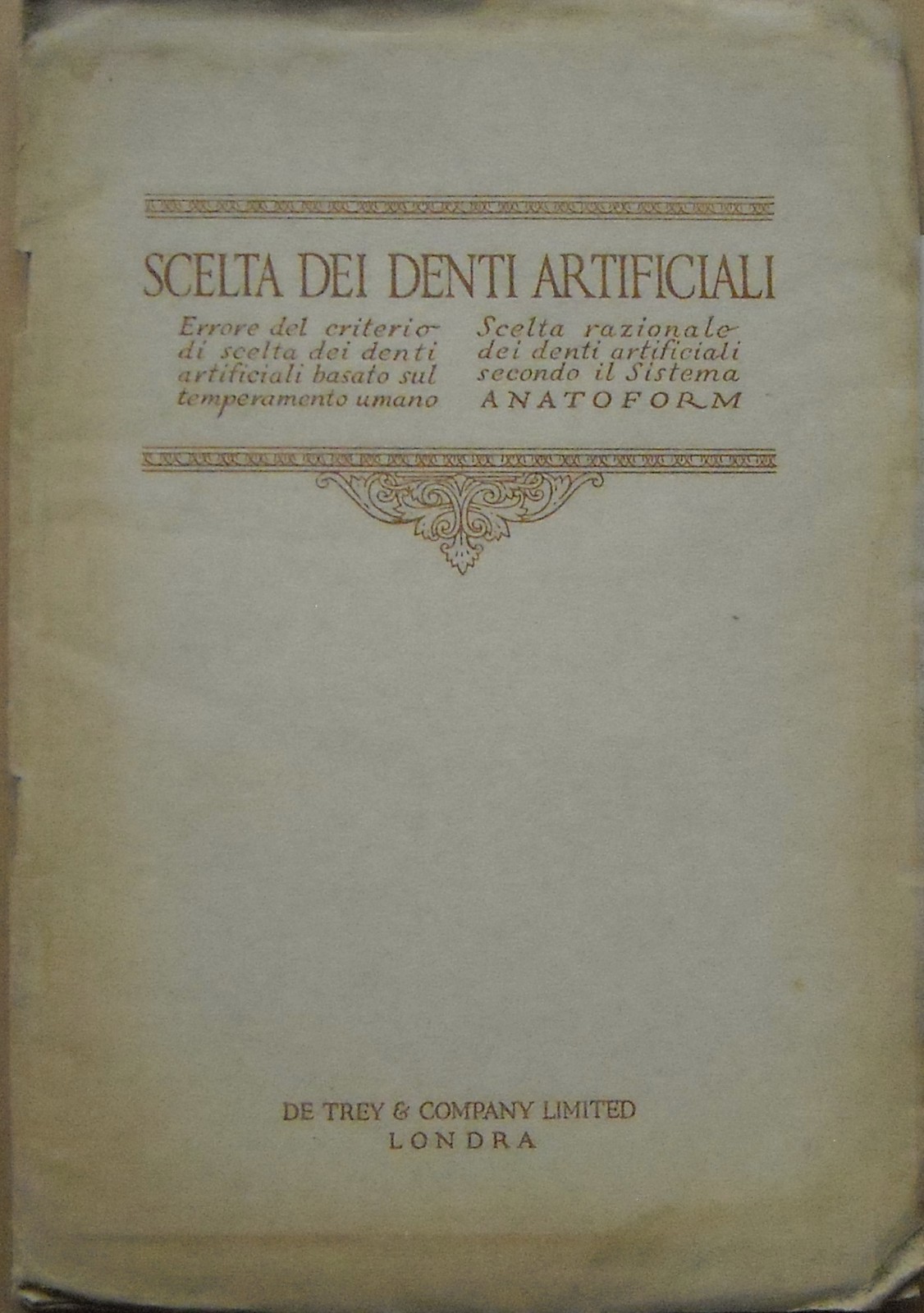 Medicina, Odontoiatria E Antropologia Della Dentatura Umana: Scelta Dei Denti Artificiali