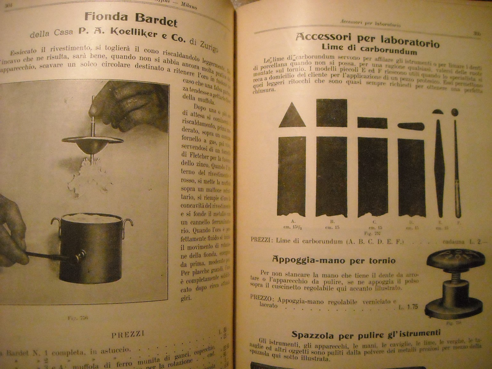 Catalogo Commerciale Anonima Forniture Dentali Ed Affini (AFDA)   Milano