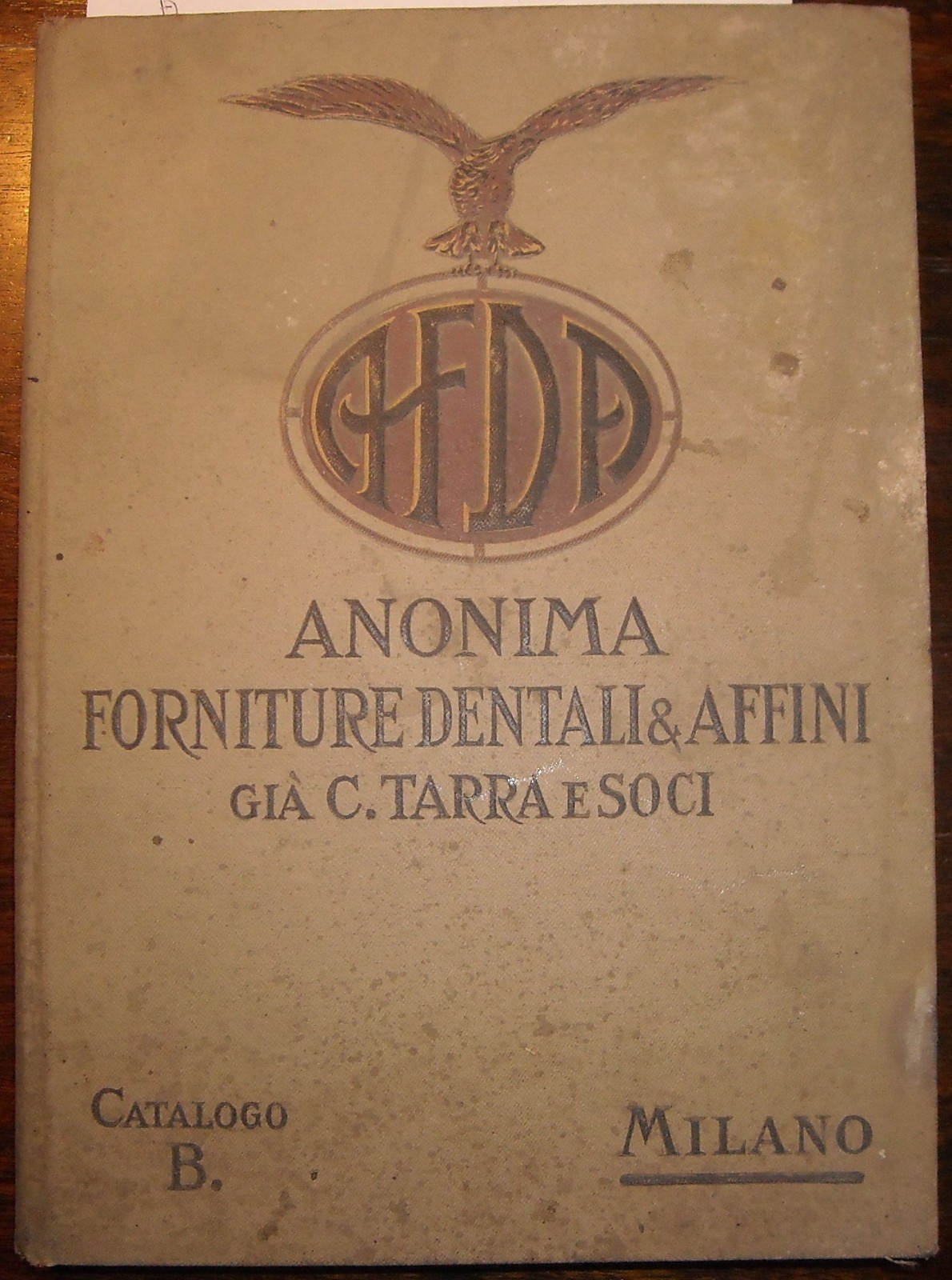Catalogo Commerciale Anonima Forniture Dentali Ed Affini (AFDA)   Milano