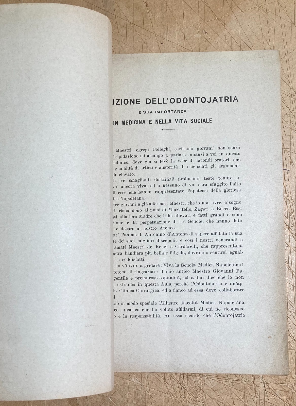 Medicina   Evoluzione Dell'Odontoiatria   Denti   Napoli   d'Alise   1921