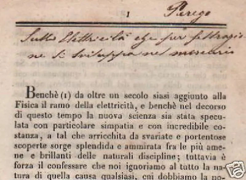 Brescia, Torino: Fisica, Elettricità E Feltrazione Del Mercurio (Antonio Perego)