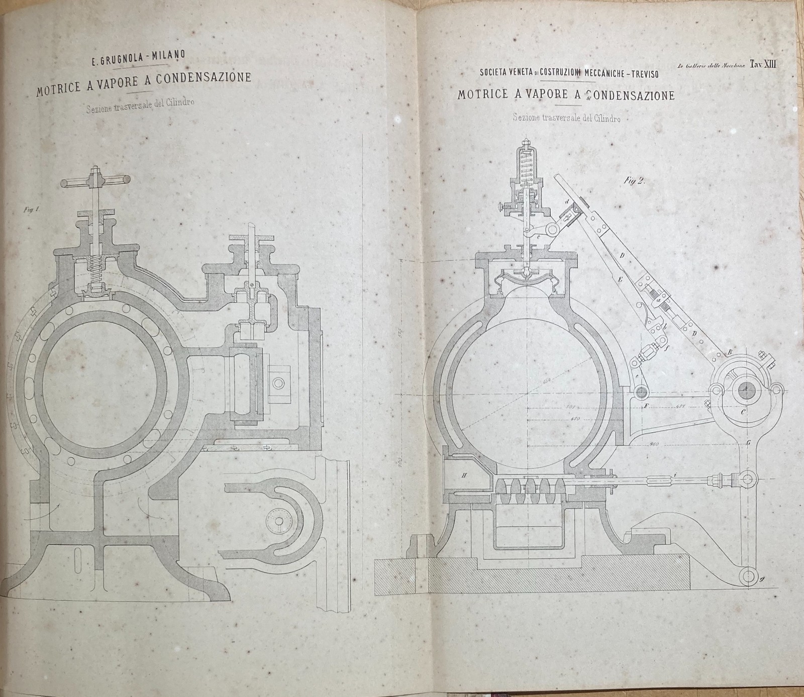 Ingegneria Meccanica, Ferrovie E Fibre Tessili. Esposizione Di Milano, 1882