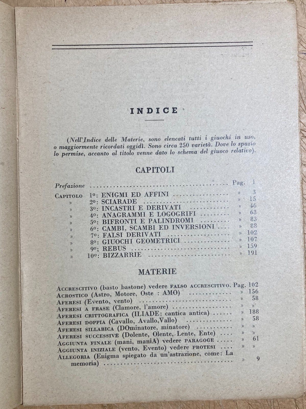 Vademecum Dell'Enigmista: Enigmi, Sciarade, Rebus E Indovinelli   Artù   1938