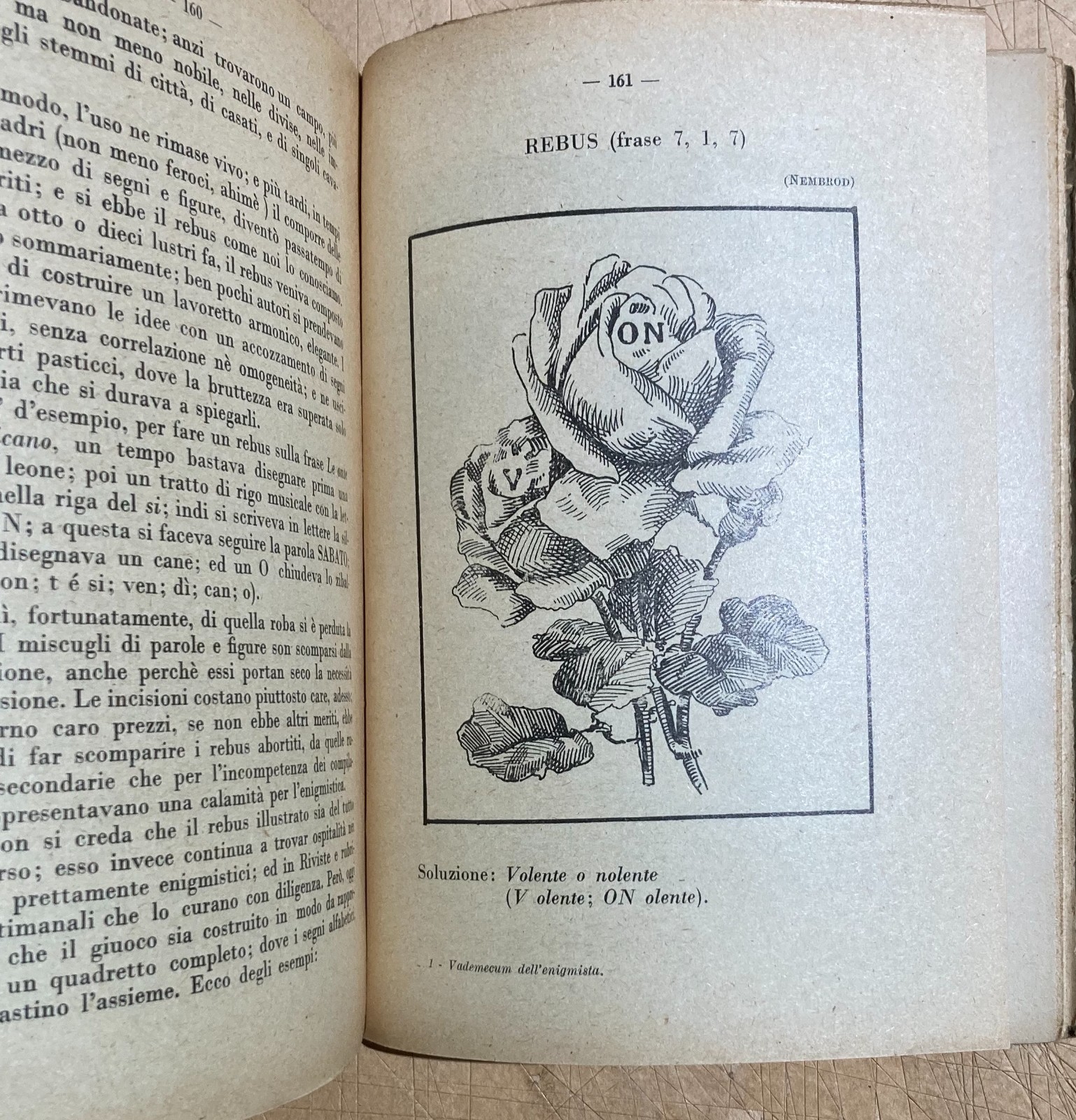 Vademecum Dell'Enigmista: Enigmi, Sciarade, Rebus E Indovinelli   Artù   1938