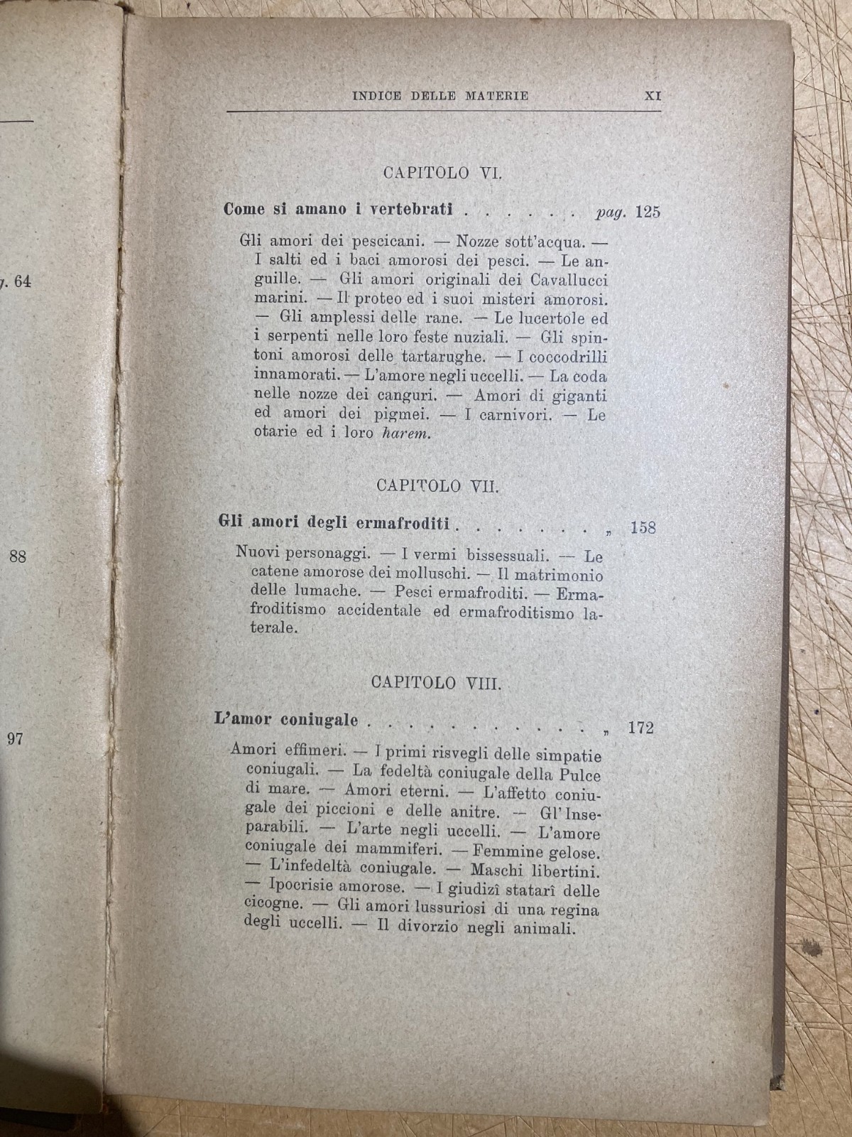 Zoologia. Gli Amori Degli Animali. Accoppiamenti E Corteggiamenti. Edizione Bocca, 1905.