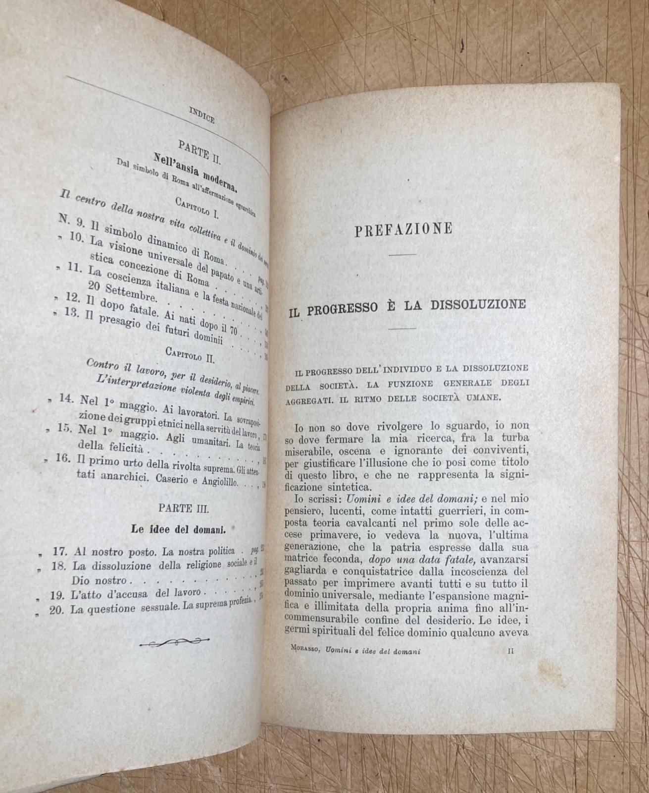 Progresso, Egoarchia, Razze, Società, Individualismo: Novicow, Gumplowicz, Morasso