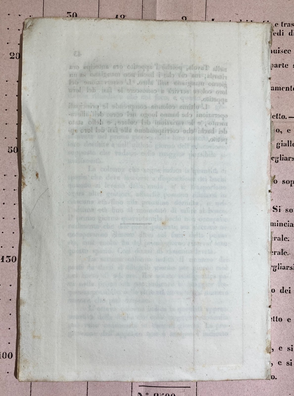 Bachi Da Seta, Allevamento, San Vito, Ramuscello, Freschi. Antica Edizione, 1840, Rara