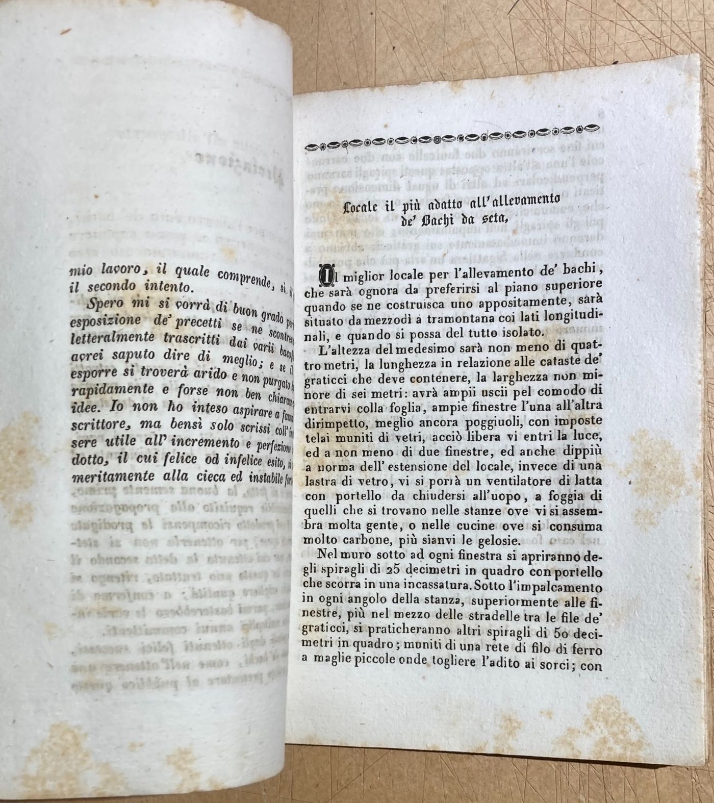 Allevamento Dei Bachi Da Seta. Edizione Di Balsamo Crivelli, Milano, 1850