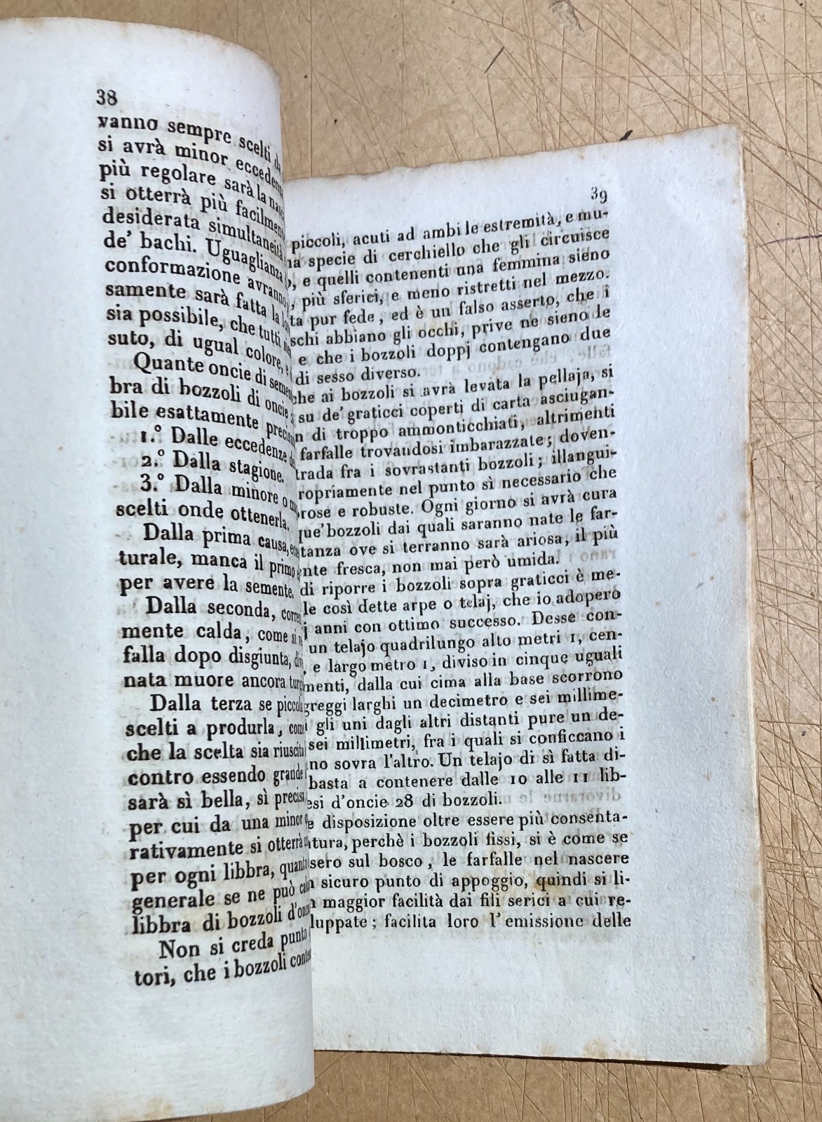 Allevamento Dei Bachi Da Seta. Edizione Di Balsamo Crivelli, Milano, 1850