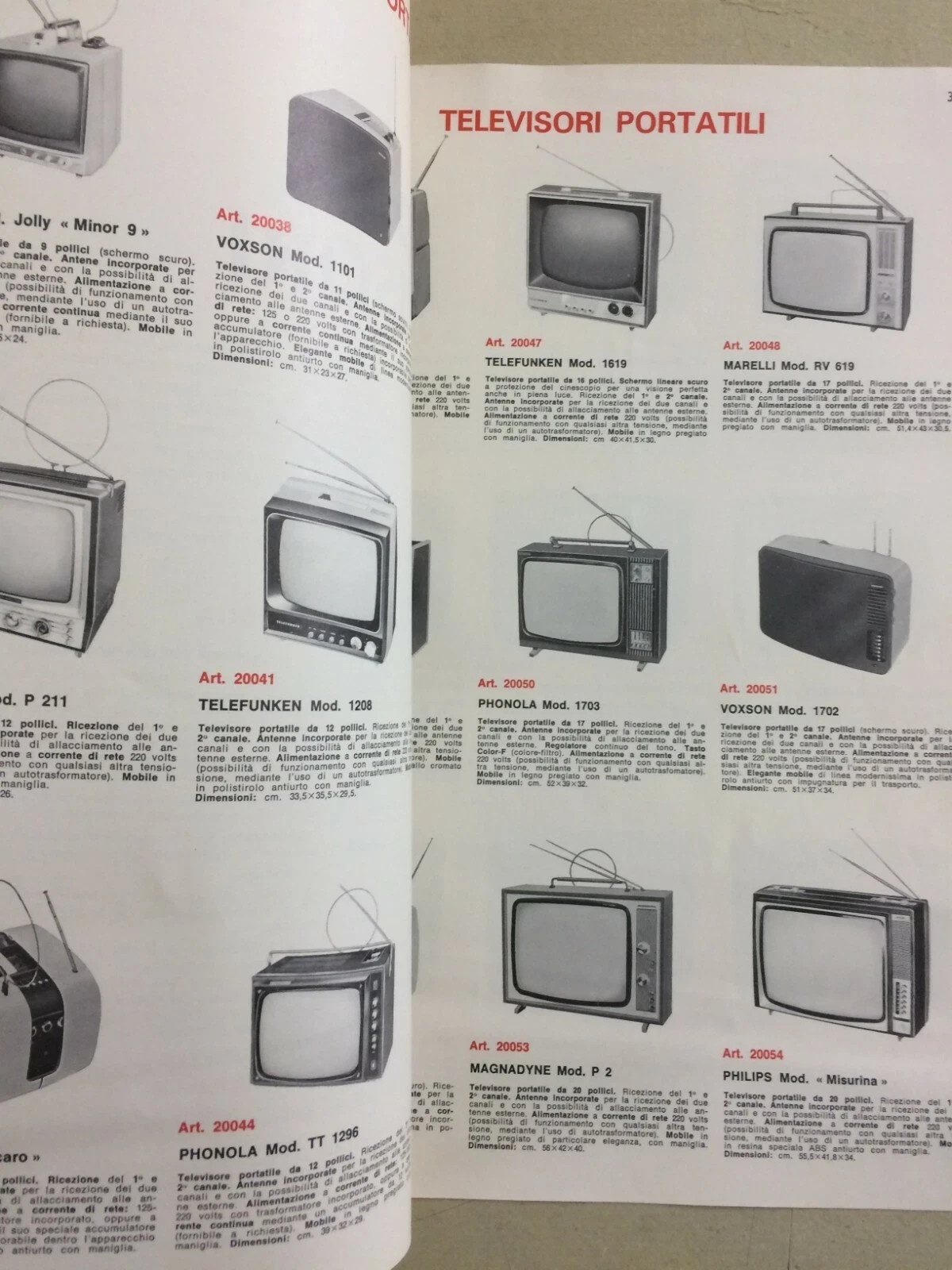 Radiotecnica, Musica, Televisione, Roma, Bagnini: Catalogo Illustrato Pubblicitario