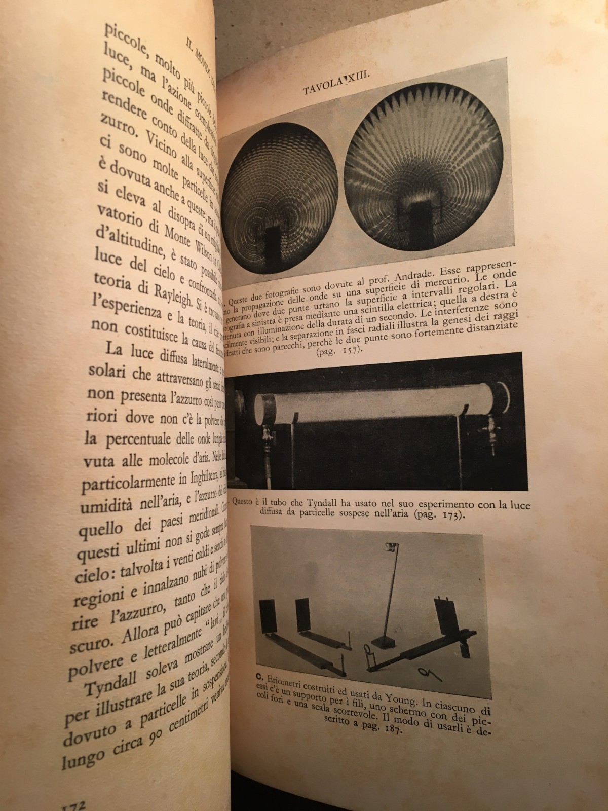 Il Mondo Della Luce: Fisica, Ottica, Occhio E Colori Di William Bragg (1935)