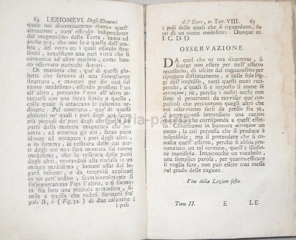 Fisica, Chimica, Aria, Acqua, Olio, Fuoco, Luce, Calore, Sale. Edizione Di Venezia, 1743