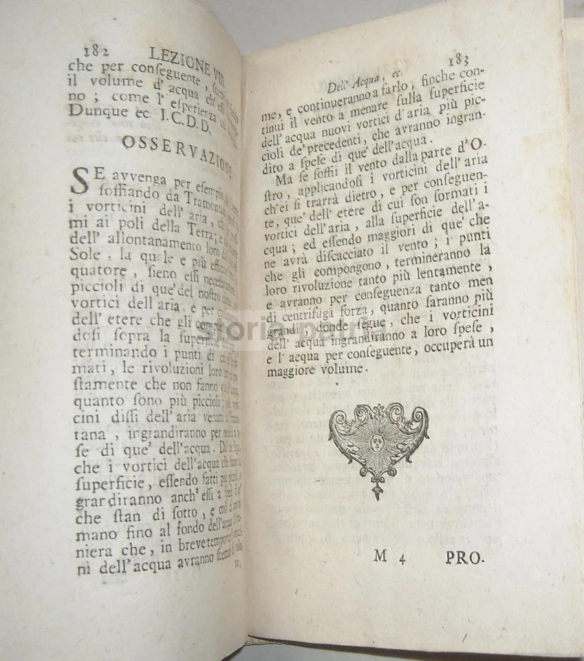 Fisica, Chimica, Aria, Acqua, Olio, Fuoco, Luce, Calore, Sale. Edizione Di Venezia, 1743