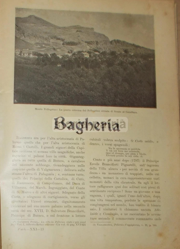Sicilia: Rivista Culturale Siciliana. Bagheria, Pulci, Uccelli, Scienze, Moda, Giochi