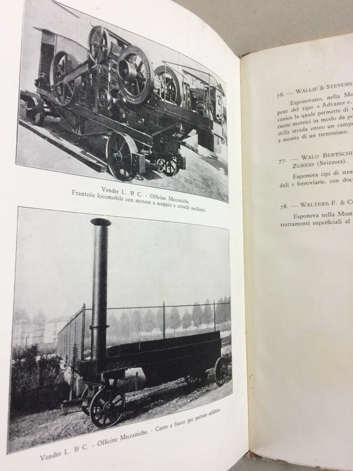 Ingegneria, Strade E Asfalto: Mostra Della Strada, Milano 1926