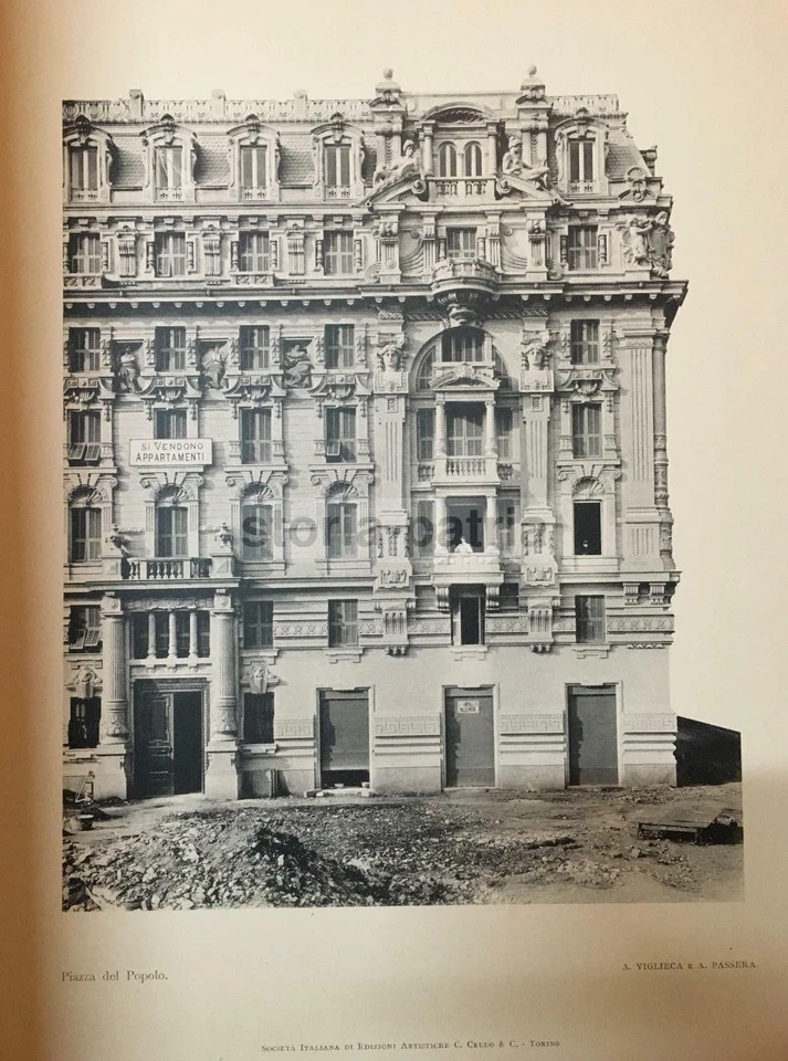 Architettura, Ingegneria Ed Edilizia Genovese: Grande Raccolta Di Tavole Del '900
