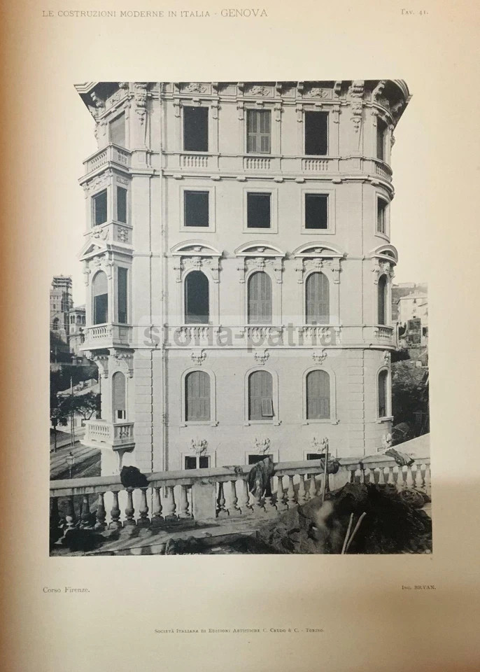 Architettura, Ingegneria Ed Edilizia Genovese: Grande Raccolta Di Tavole Del '900